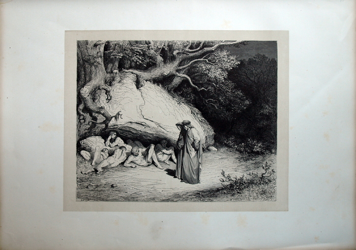 Hell Limbo Innocent Souls Dante Alighieri engraving Gustave Doré 1861